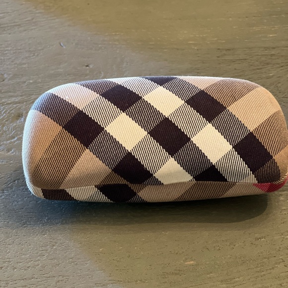 Authentic Burberry Hard side sunglasses case Nova Check plaid